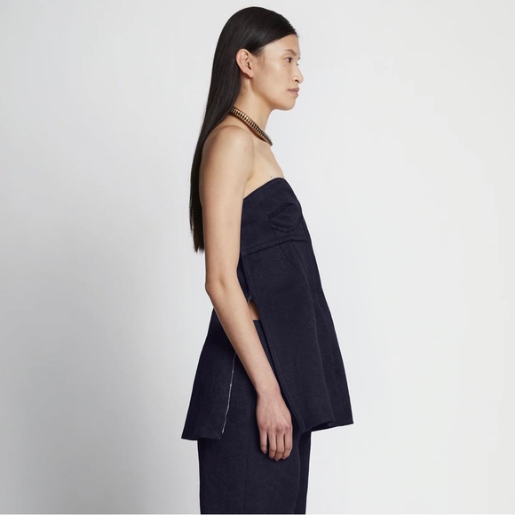 NEW PROENZA SCHOULER STRAPLESS JACQUARD BUSTIER TOP - Picture 4 of 9